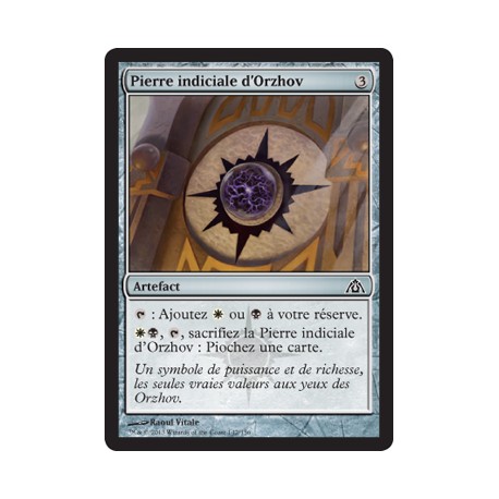 Artefact - Pierre indiciale d'Orzhov (C) [DGM]