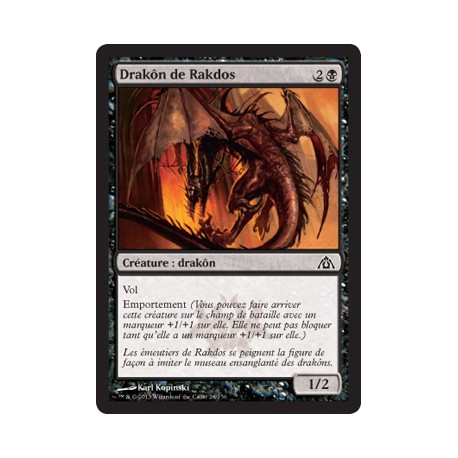 Noire - Drakôn de Rakdos (C) [DGM]