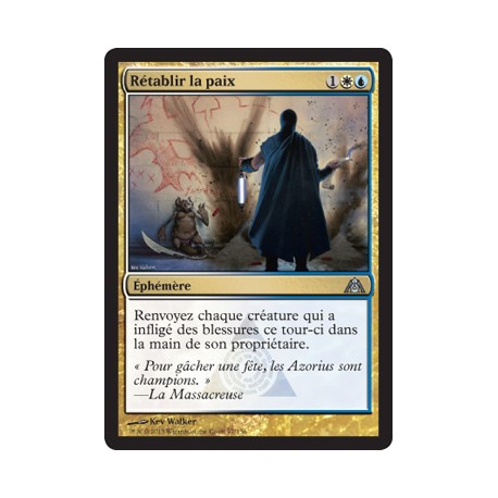 Or - Rétablir la paix (U) [DGM]