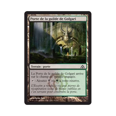 Terrain - Porte de la guilde de Golgari (C) [DGM]