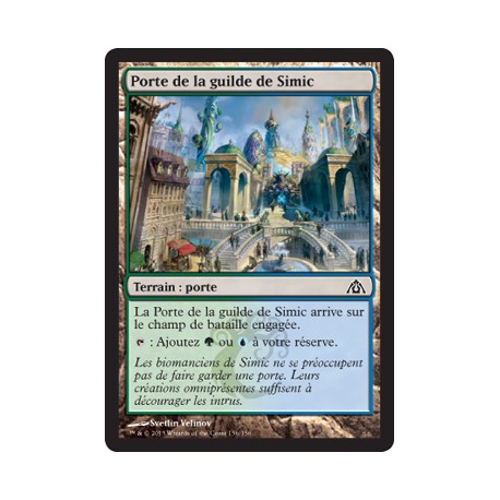 Terrain - Porte de la guilde de Simic (C) [DGM]