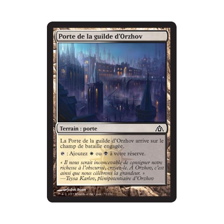 Terrain - Porte de la guilde d'Orzhov (C) [DGM]