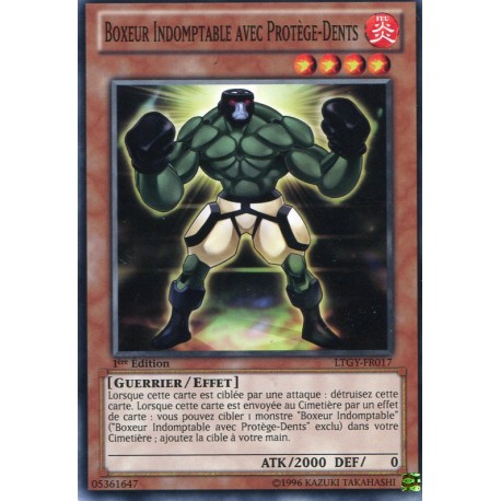 Boxeur Indomptable Avec Protège-dents (C) [LTGY]