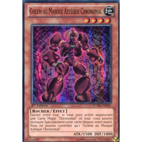 Golem Au Masque Aztèque Chronomal (SR) [NUMH]