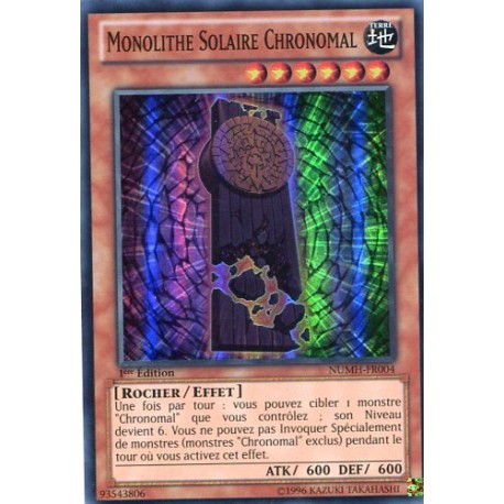 Monolithe Solaire Chronomal (SR) [NUMH]