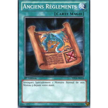 Anciens Règlements (C) [YSYR]
