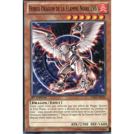 Horus Dragon de la Flamme Noire LV6 (C) [YSKR]
