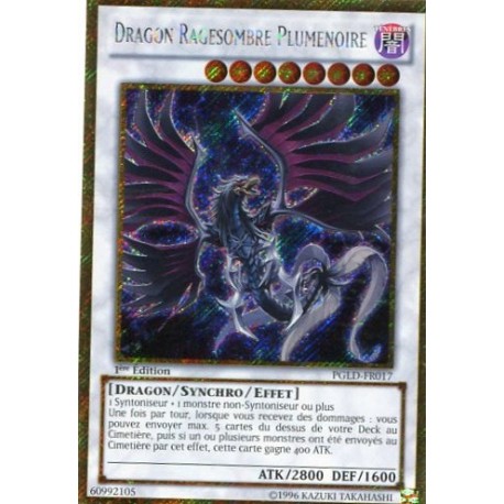 Dragon Ragesombre Plumenoire (STR GOLD) [PGLD]