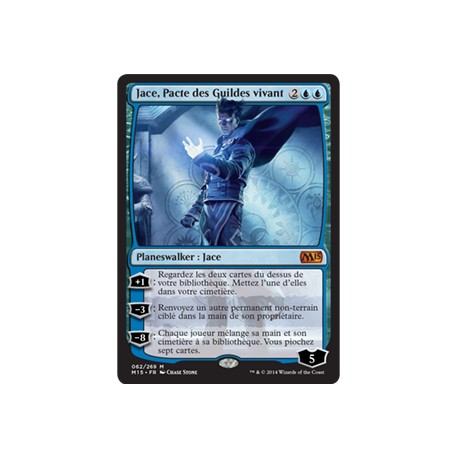 Bleue - Jace, Pacte des Guildes vivant (M) [M15]