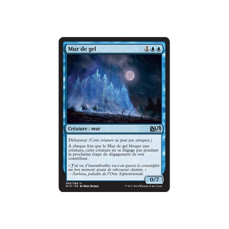 Bleue - Mur de gel (U) [M15]