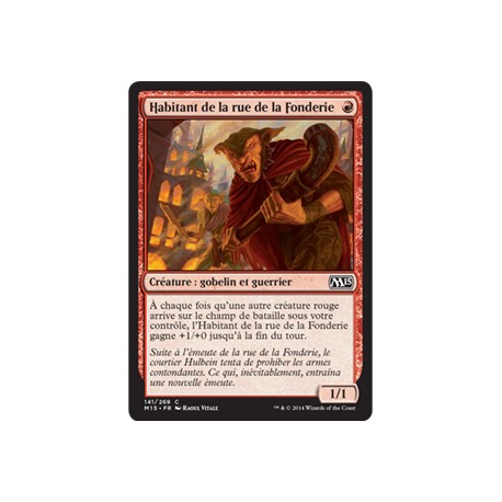 Rouge - Habitant de la rue de la Fonderie (C) [M15