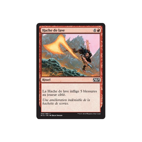 Rouge - Hache de lave (C) [M15]