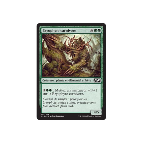 Verte - Bryophyte carnivore (C) [M15]