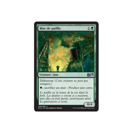 Verte - Mur de paillis (U) [M15]