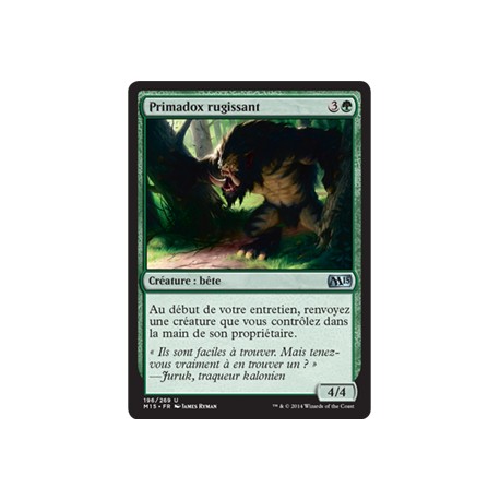 Verte - Primadox rugissant (U) [M15]