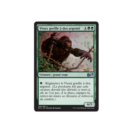 Verte - Vieux gorille à dos argenté (U) [M15]
