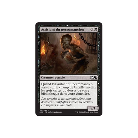 Noire - Assistant du nécromancien (C) [M15]