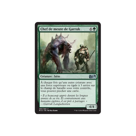 Verte - Chef de meute de Garruk (U) [M15]