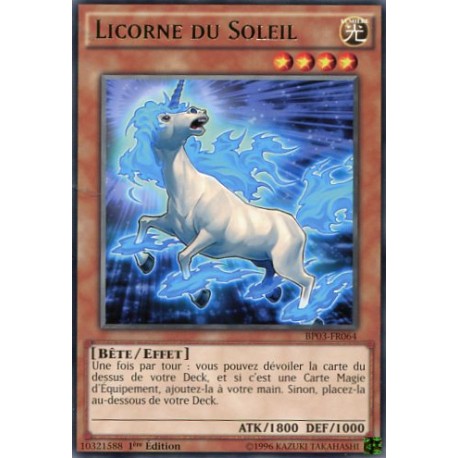 Licorne du Soleil  (R) [BP03]