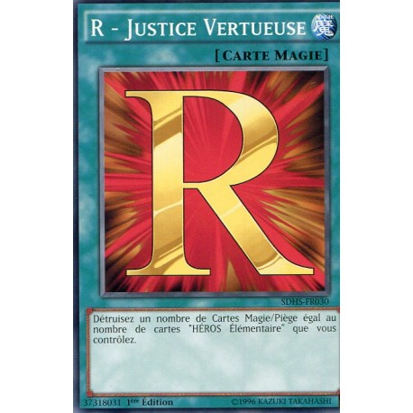 R - Justice Vertueuse (C) [SDHS]