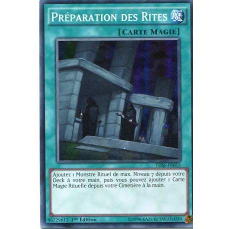 Préparation des Rites  (SR) [THSF]