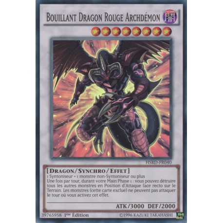 Bouillant Dragon Rouge Archdémon  (SR) [HSRD]
