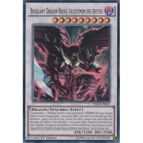 Bouillant Dragon Rouge Archdémon des Abysses  (UR)