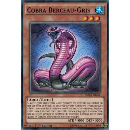 Dimension du Chaos Cobra Berceau-gris (C) [DOCS]