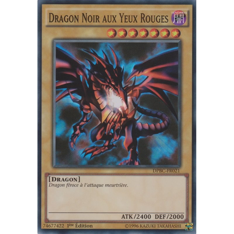YU-GI-OH! DRAGON NOIR Aux Yeux Rouges ! 1st EDITION | SD1-FR002 | Rare