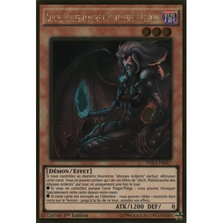 Alich, Malebranche des Abysses Ardents (Gold Rare) [PGL3]