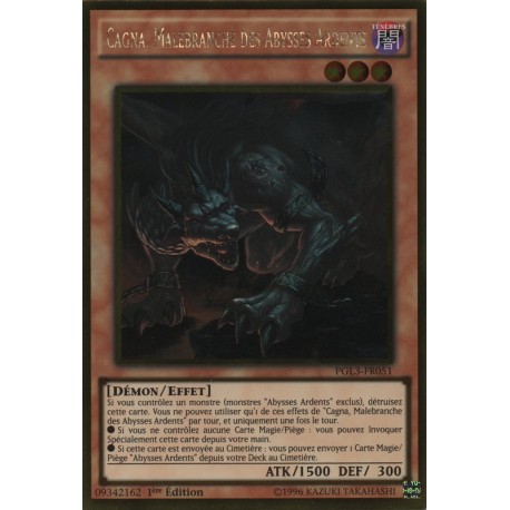 Cagna, Malebranche des Abysses Ardents (Gold Rare) [PGL3]