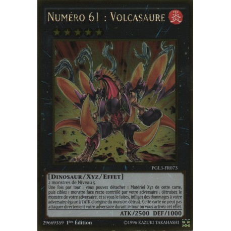 Numéro 61 : Volcasaure (Gold Rare) [PGL3]
