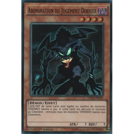 Abomination Du Jugement Dernier (SR) [DESO]
