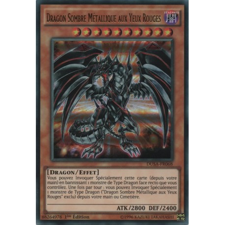 Dragon Sombre Métallique Aux Yeux Rouges (UR) [DUSA]