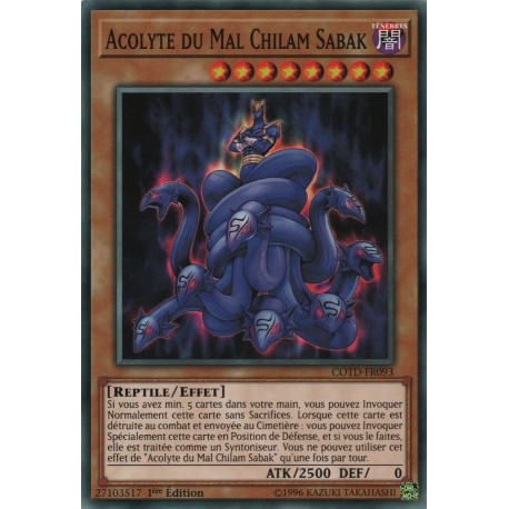 Acolyte du Mal Chilam Sabak (C) [COTD]