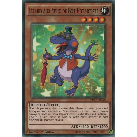 Lézard Aux Yeux De Bot Potartiste (C) [MP17]
