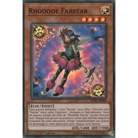 Carte Yu-Gi-Oh! Rhodode Farstar (SR) [FLOD]