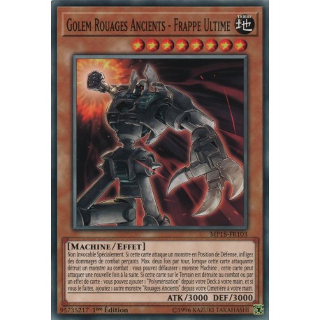 Golem Rouages Ancients - Frappe Ultime (C) [MP18]