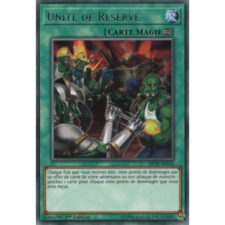 Unité de Réserve (R) [MP18]