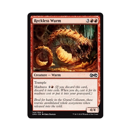 Rouge - Reckless Wurm (C) [UMA]