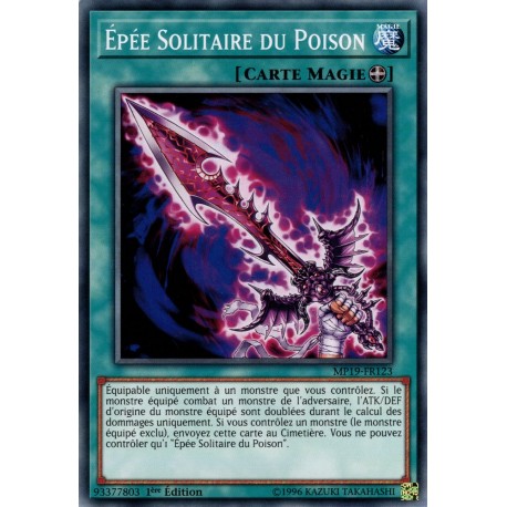 Epée Solitaire du Poison (C) [MP19]
