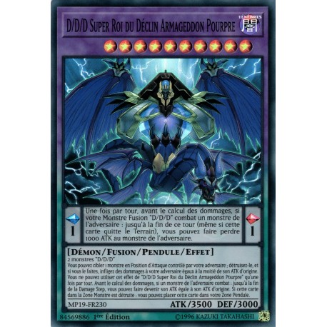 D/D/D Super Roi du Déclin Armageddon Pourpre (SR) [MP19]