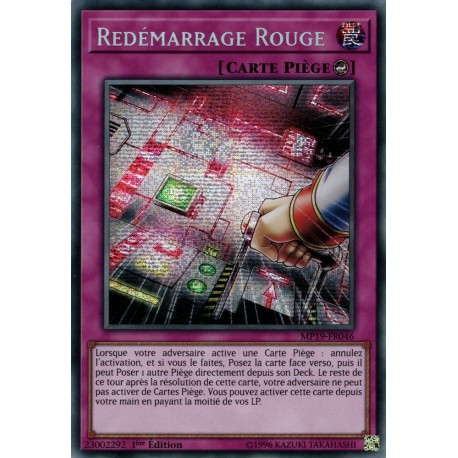 Redémarrage Rouge (PSR) [MP19]