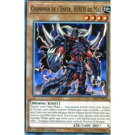 Champion de l'Enfer, HÉROS du Mal (C) [LED5]