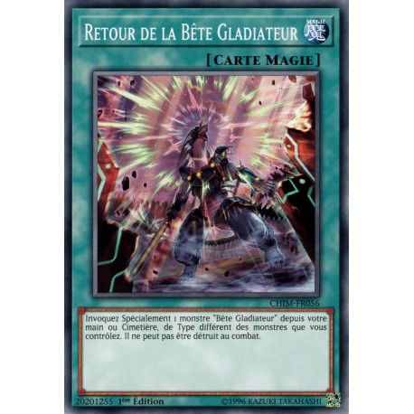 Retour de la Bête Gladiateur (C) [CHIM]
