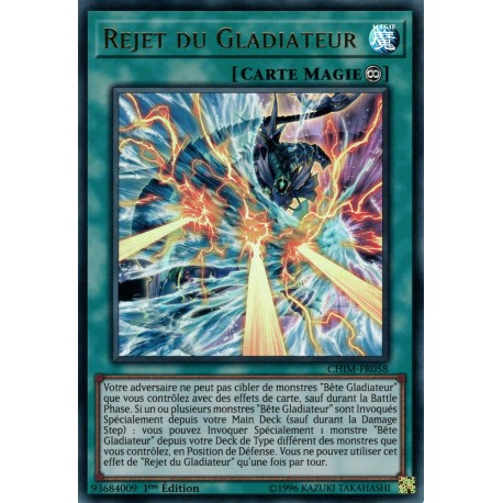 Rejet du Gladiateur (UR) [CHIM]