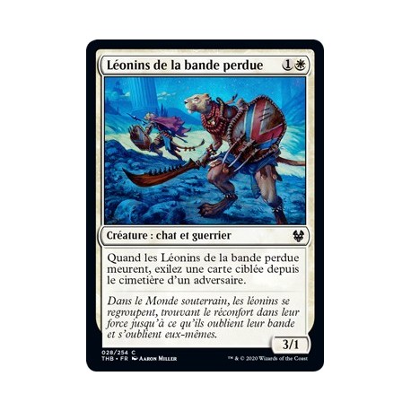 (FOIL) Blanche - Léonins de la bande perdue (C) [THB]