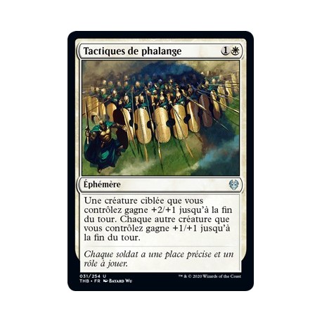 (FOIL) Blanche - Tactiques de phalange (U) [THB]