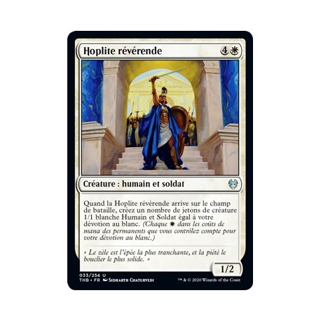 (FOIL) Blanche - Hoplite révérende (U) [THB]