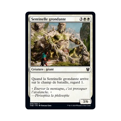 (FOIL) Blanche - Sentinelle grondante (C) [THB]